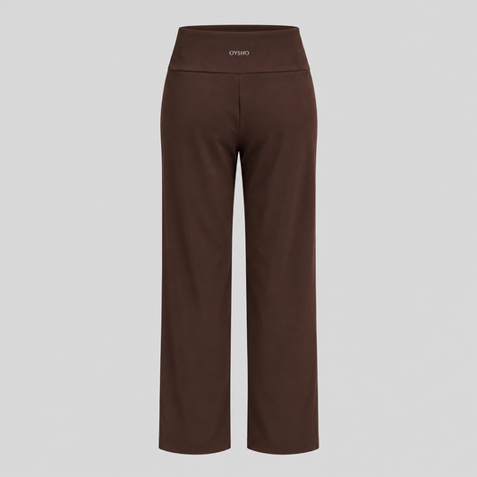 Oysho High-Waist Straight-Leg Pants