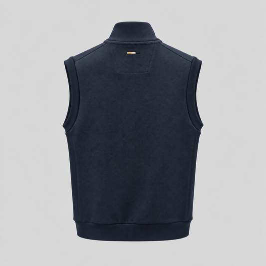 BOSS Hybrid Quilted Gilet With Logo Badge