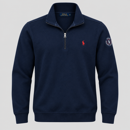 Ralph Lauren High-Neck Polo Sweatshirt