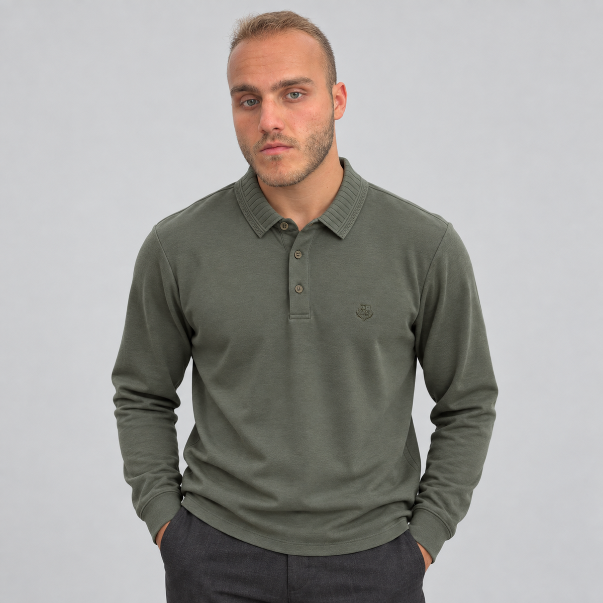 Loro Piana Cotton Polo-Neck