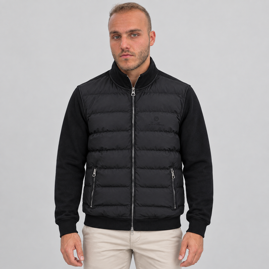 Loro Piana Wool-trimmed down jacket