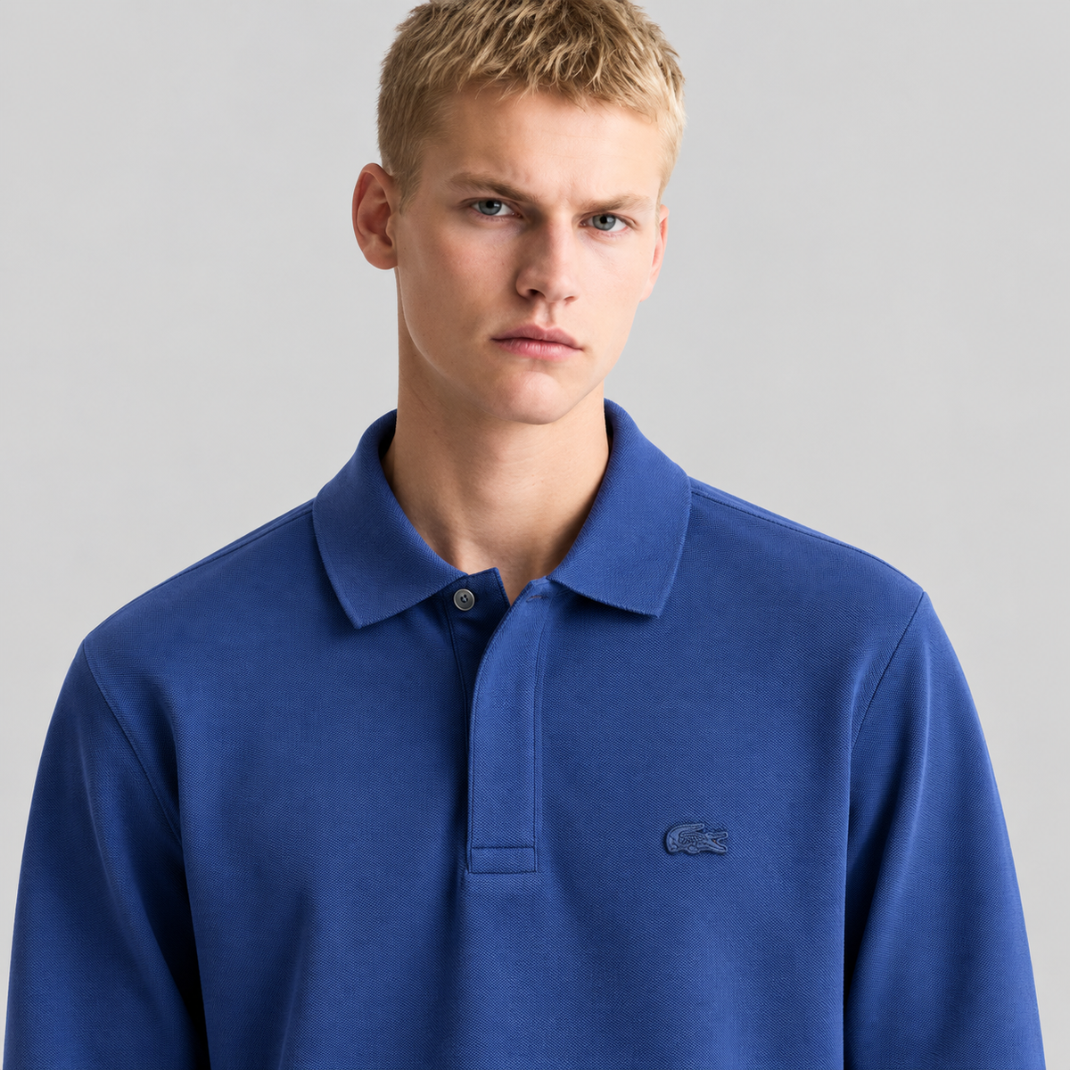 Lacoste Long-Sleeve Pique Polo Shirt