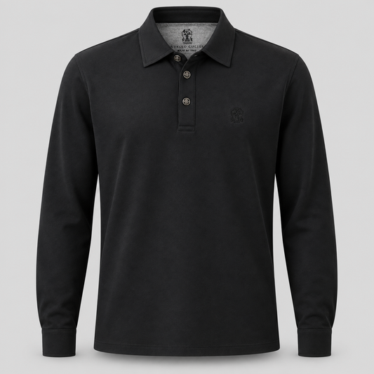 BRUNELLO CUCINELLI Embroidered Cotton Polo Shirt