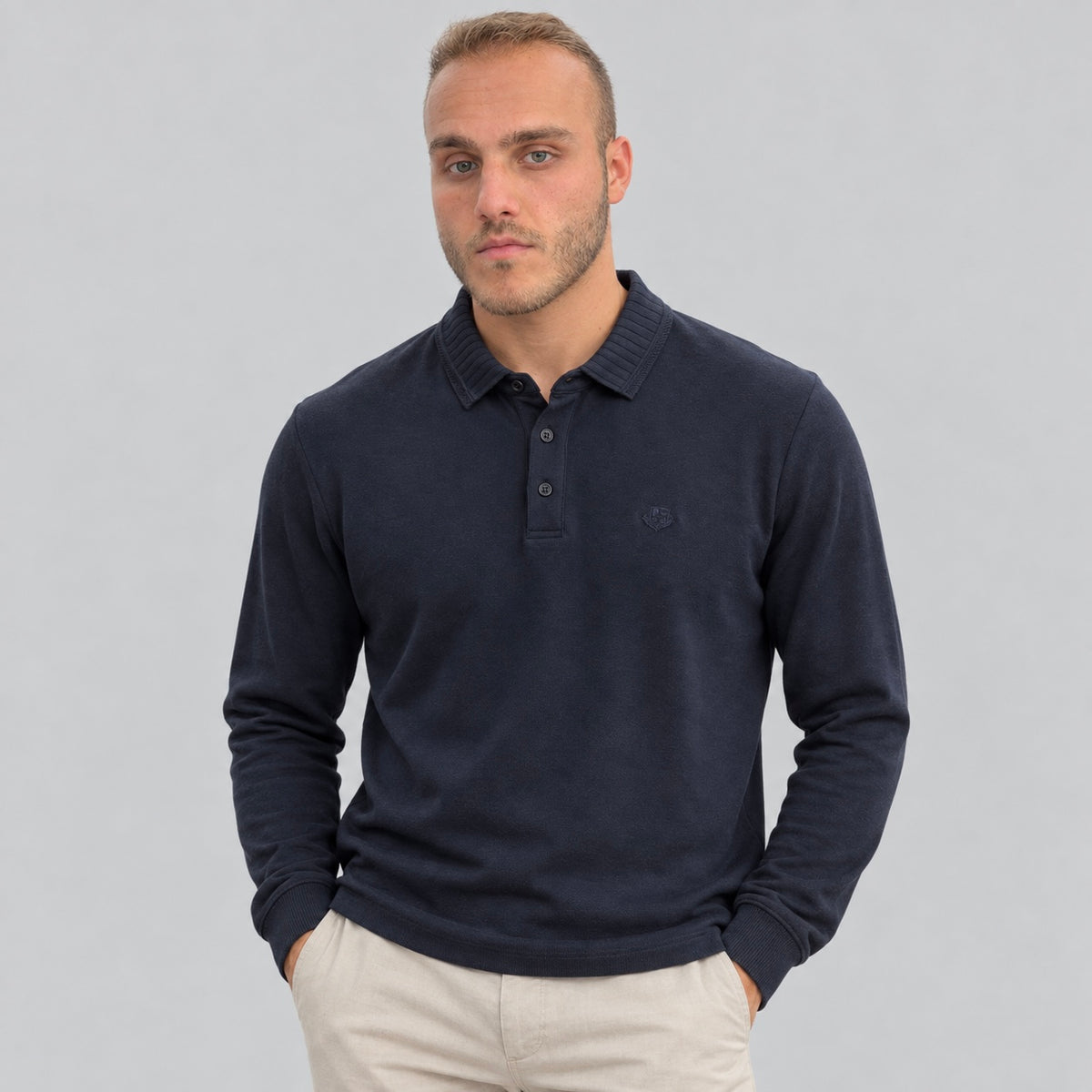 Loro Piana Cotton Polo-Neck
