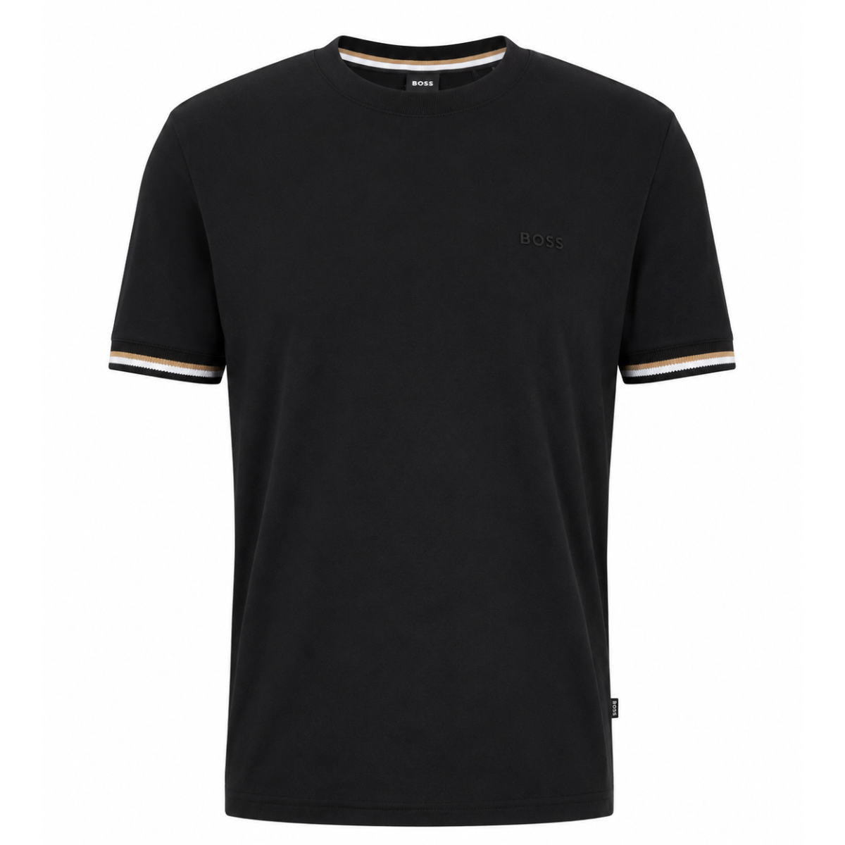 BOSS Mercerised-Soft cotton T-shirt