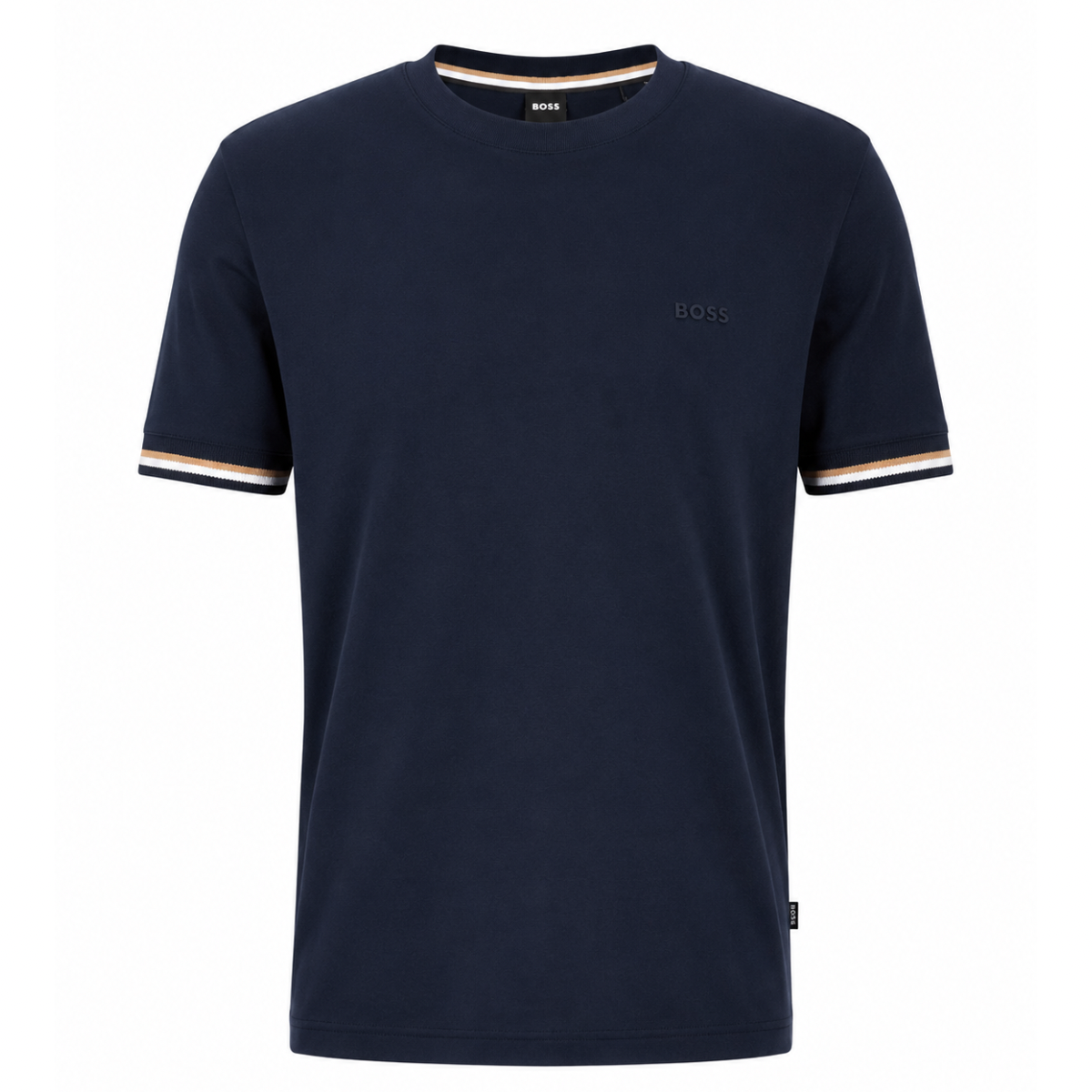 BOSS Mercerised-Soft cotton T-shirt