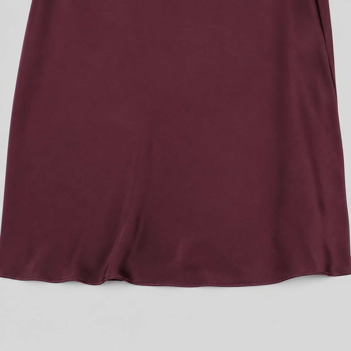 Satin Dress with Scarf
