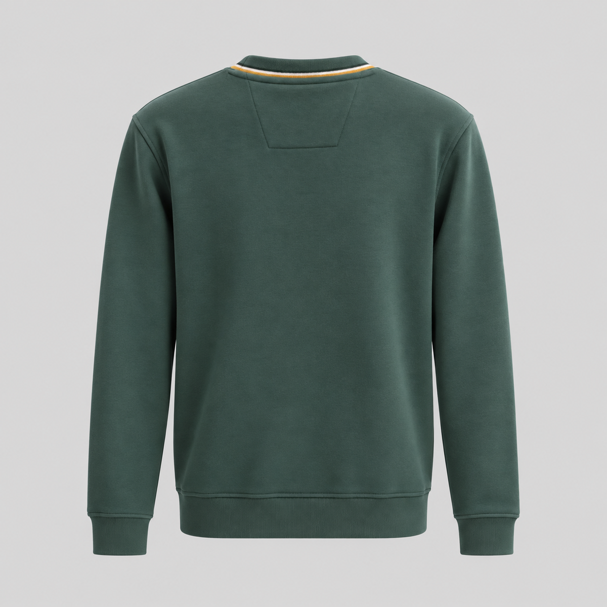 BOSS Striped-Collar Crew-Neck Sweatshirt