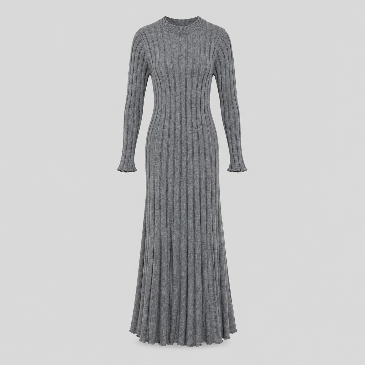 Ribbed Knit Maxi Dress