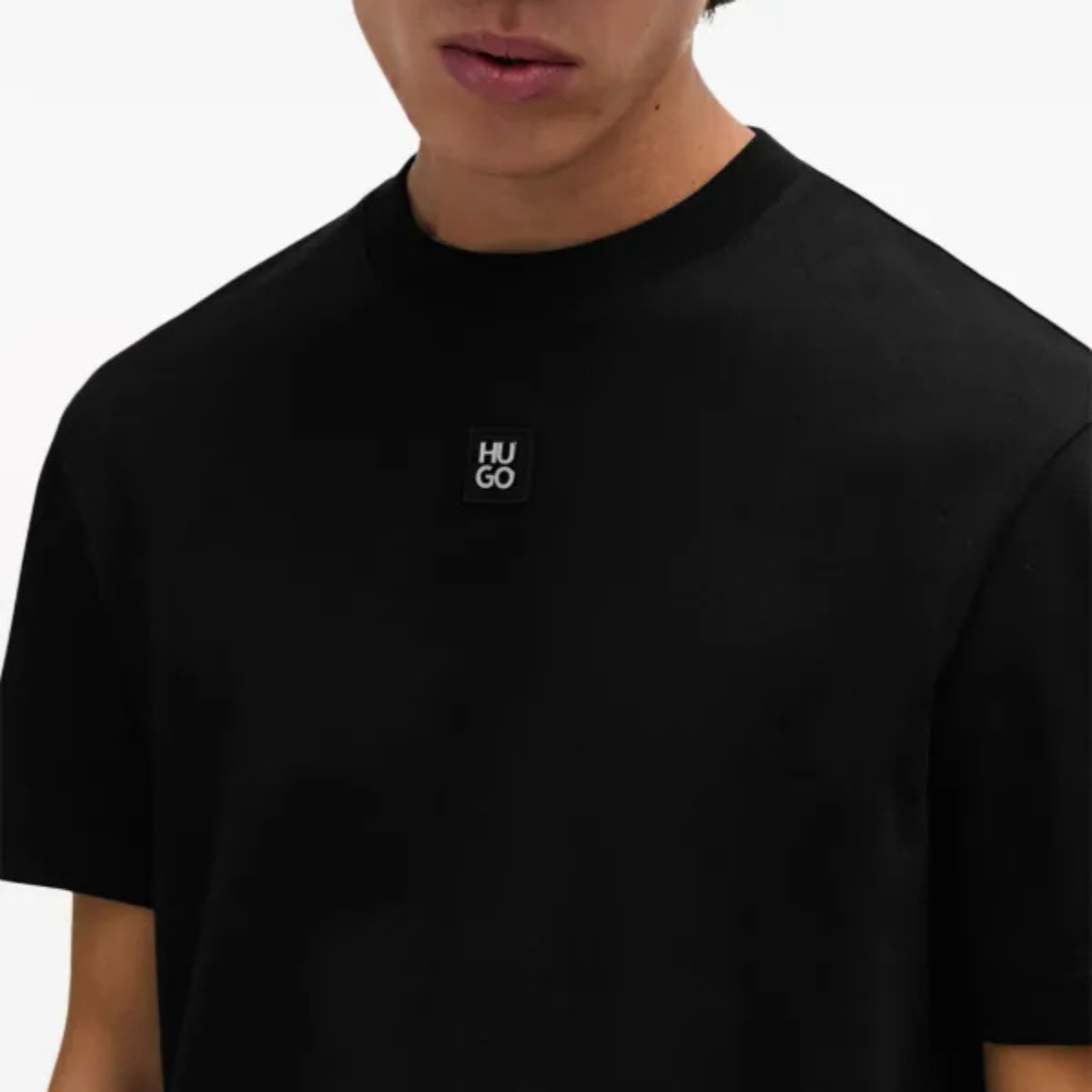 HUGO T-Shirt With Stacked Logo