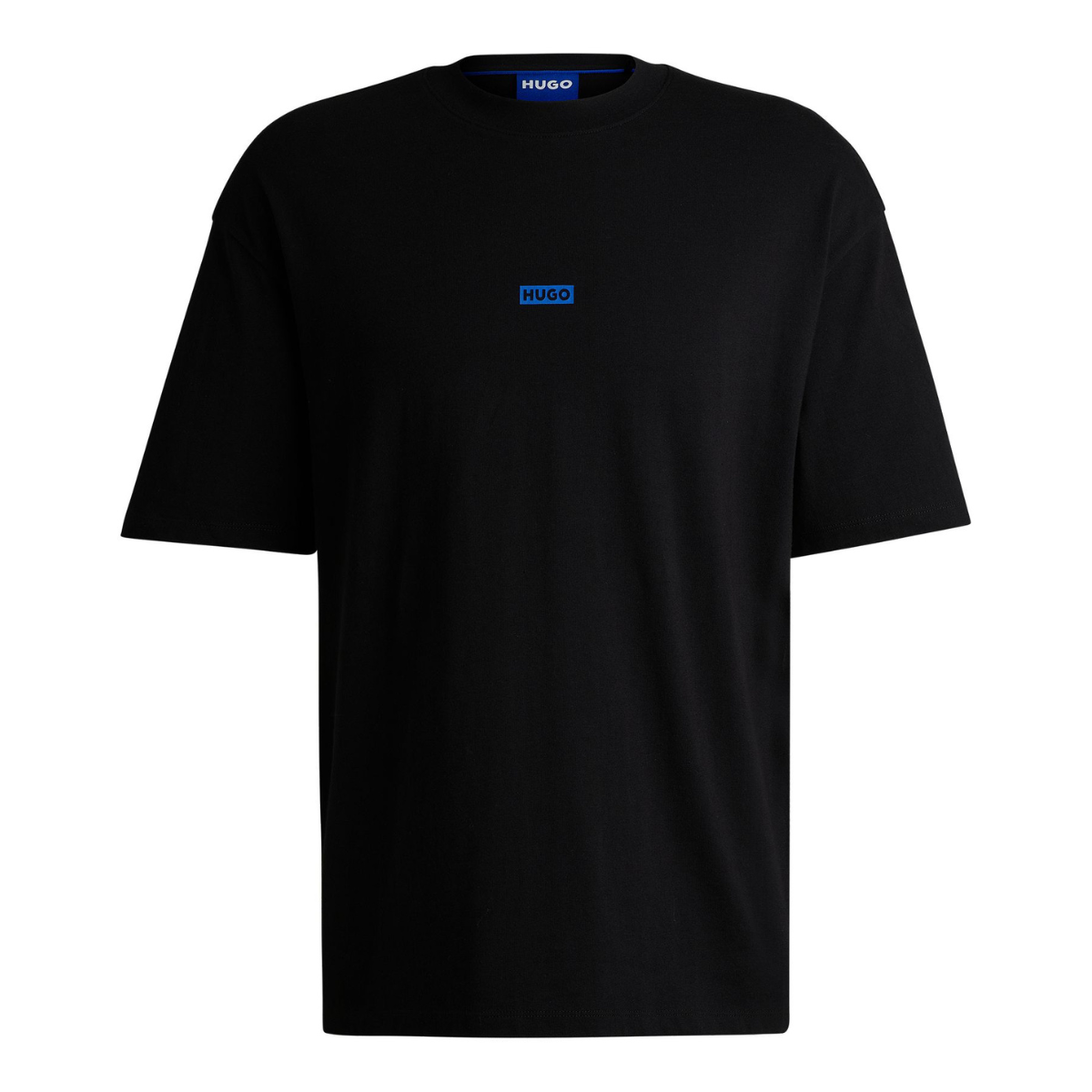 BOSS Cotton-Jersey T-Shirt With Blue Logo Patch