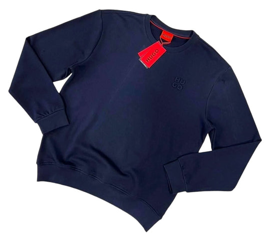 HUGO Cotton Crew Neck Sweatshirt