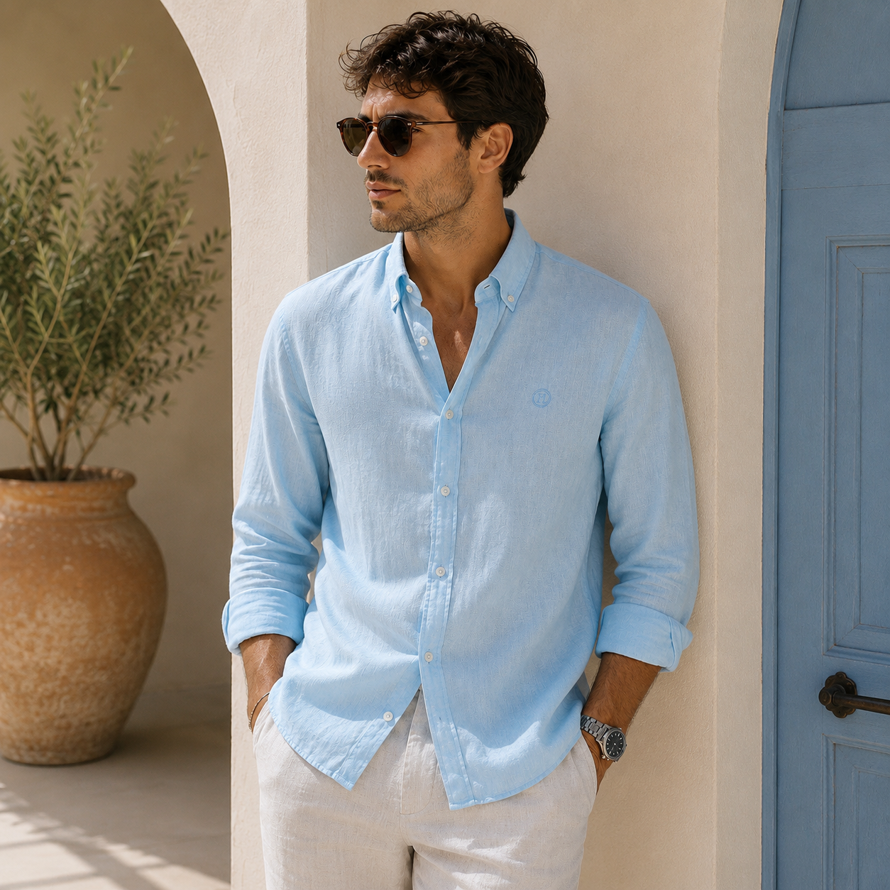 Hermes Linen Shirt