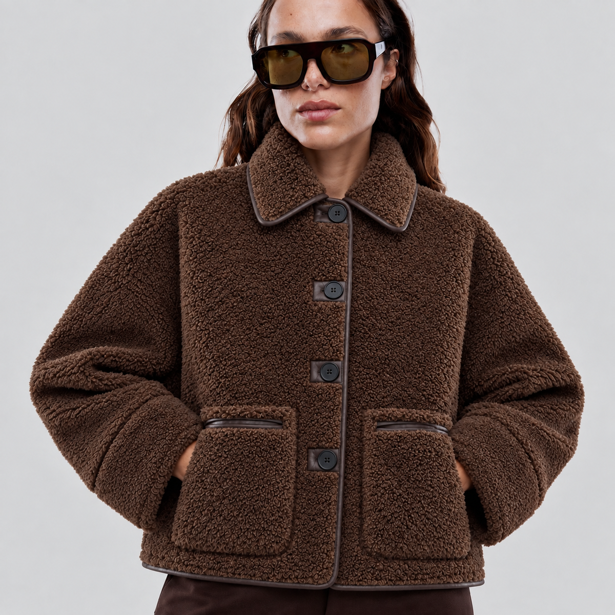 Double Sided Lamb Wool Jacket