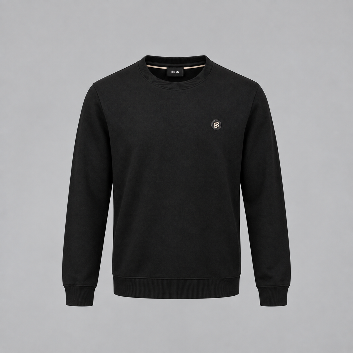 BOSS Cotton-Blend Sweatshirt With Double B Monogram