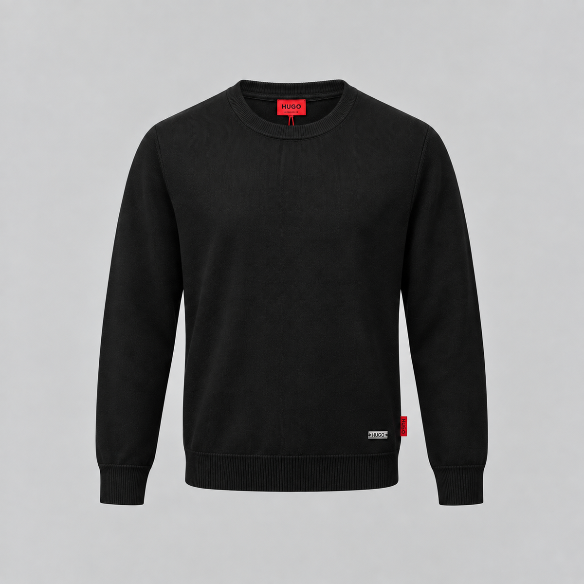 HUGO BOSS Knitted Sweater With Crew Neckline