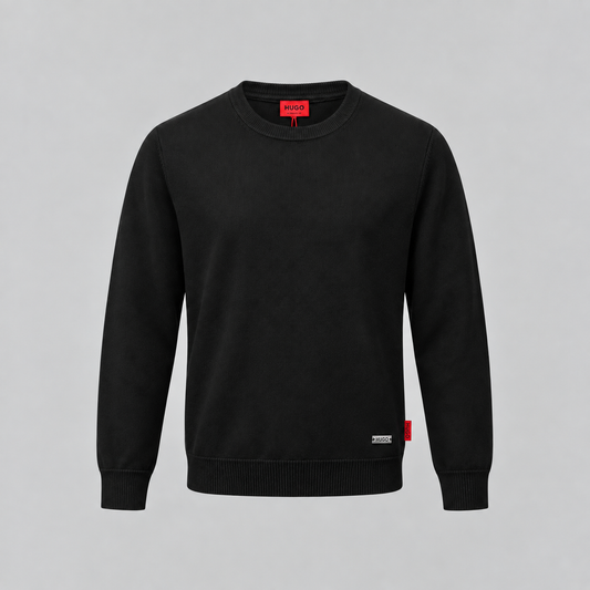 HUGO BOSS Knitted Sweater With Crew Neckline