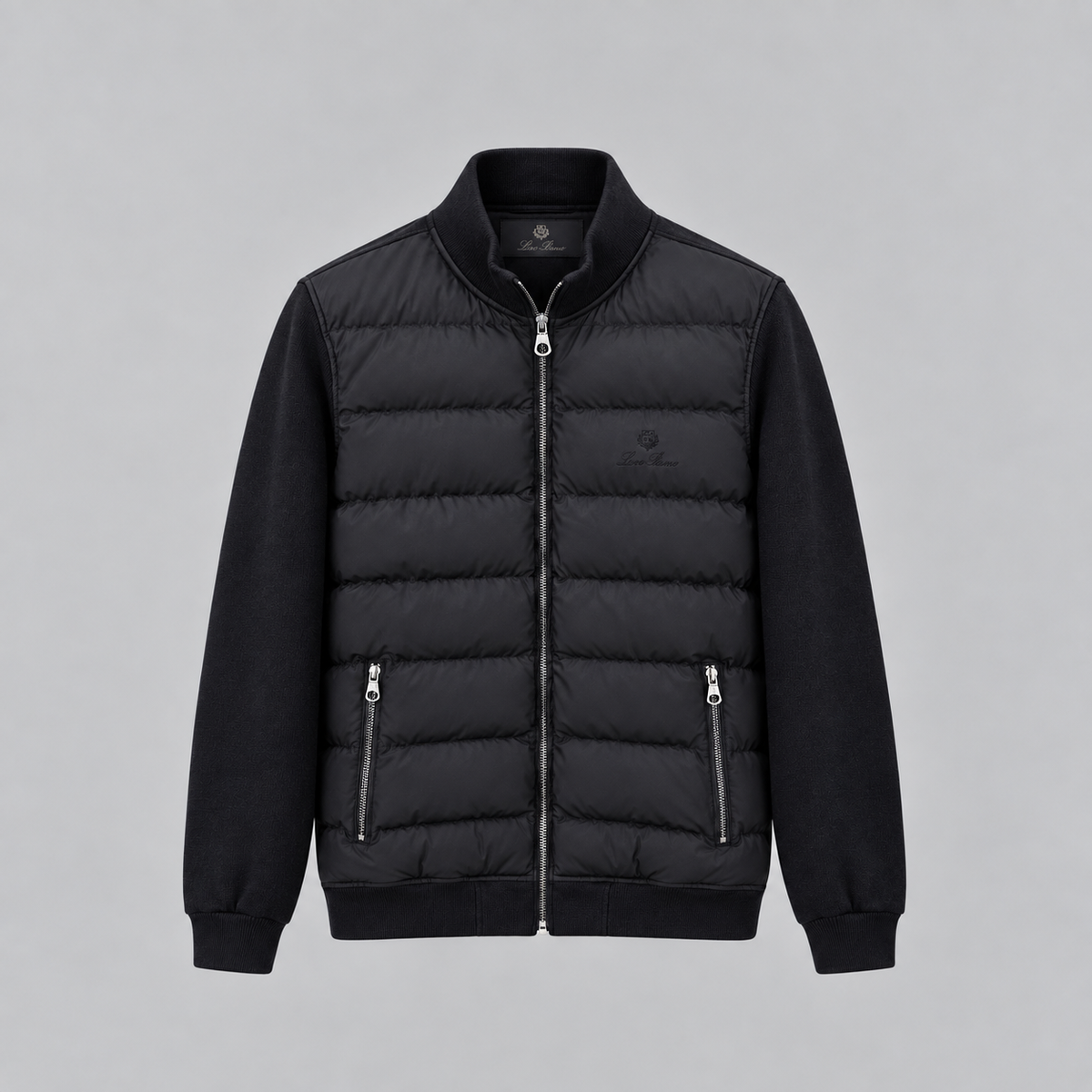 Loro Piana Wool-trimmed down jacket