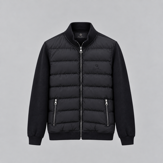 Loro Piana Wool-trimmed down jacket
