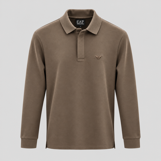 EA7 Emporio Armani Long-Sleeve Polo Shirt