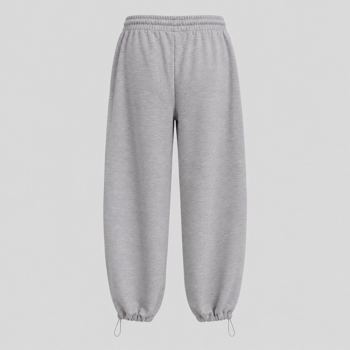 Grey Drawstring Jogger Sweatpants