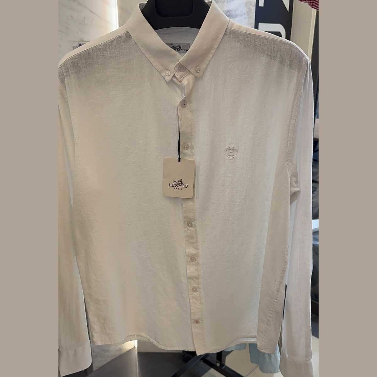 Hermes Linen Shirt
