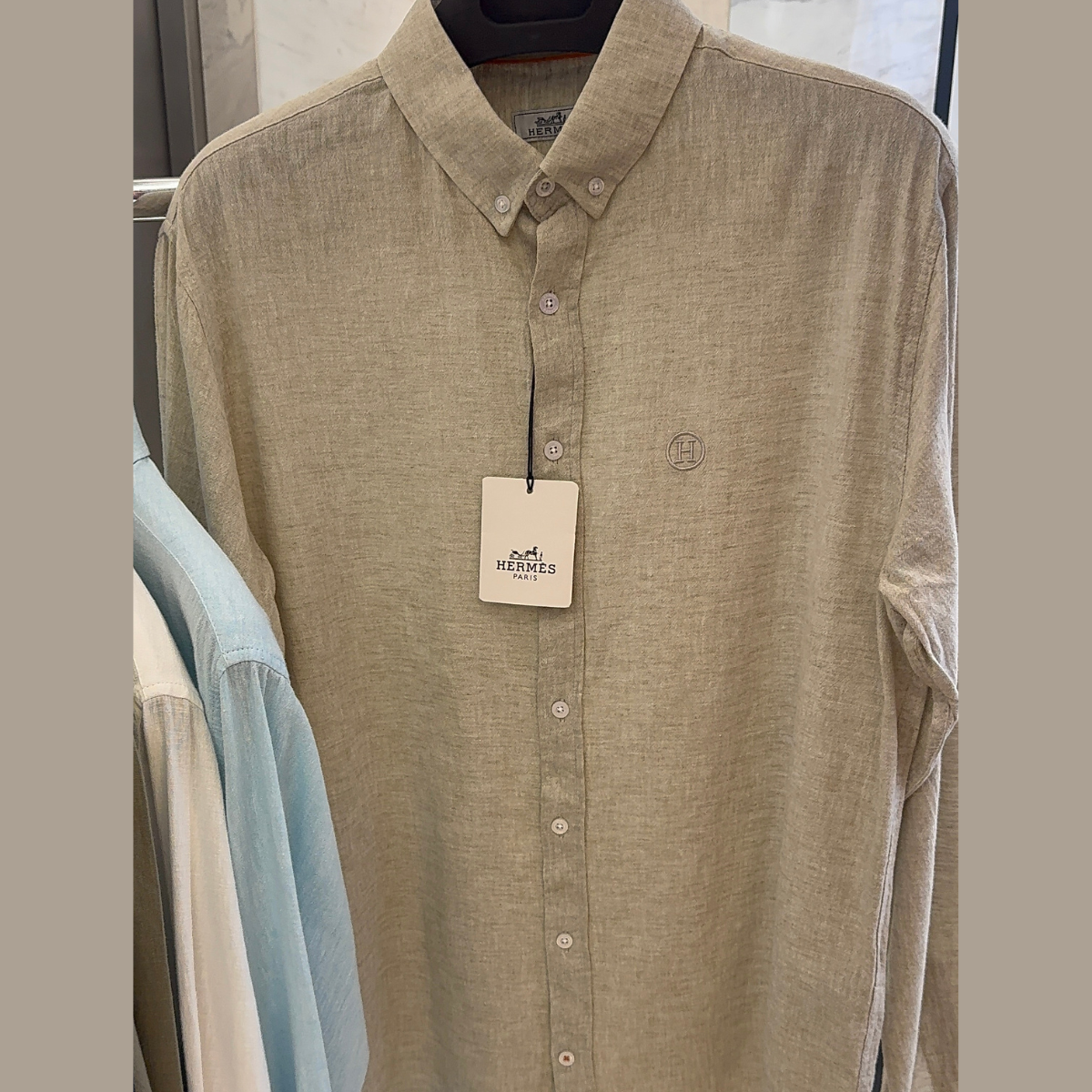 Hermes Linen Shirt
