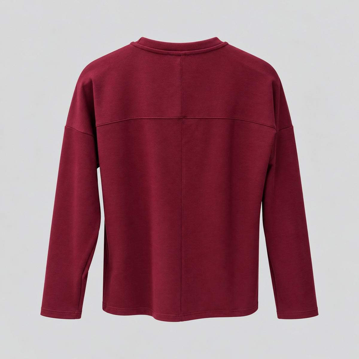Alo Long-Sleeve Cotton Crew-Neck Top With Chest Logo