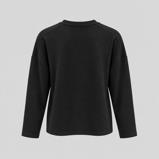 Miu Miu Long-Sleeve Cotton Jersey T-Shirt