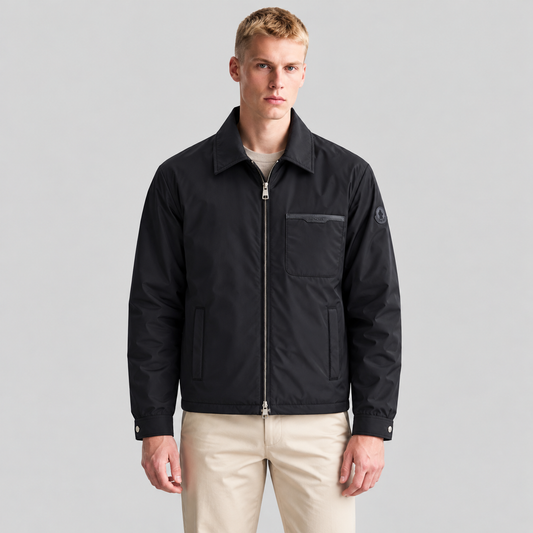 Moncler Zip Shirt Jacket With Chest Pocket