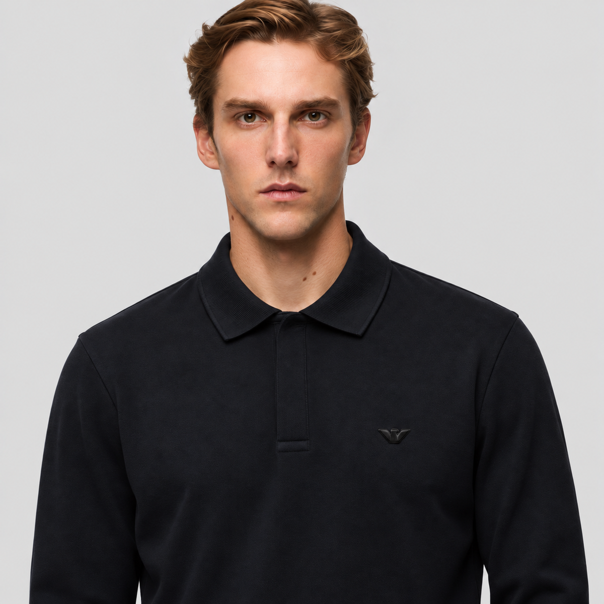 EA7 Emporio Armani Long-Sleeve Polo Shirt