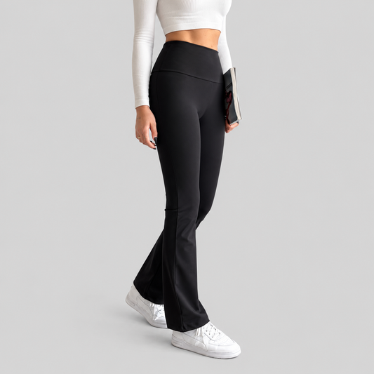 Oysho High-Waist Straight-Leg Pants