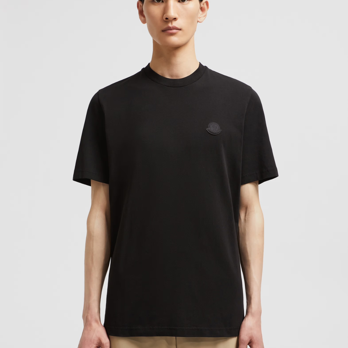 Moncler Cotton Logo Patch T-Shirt