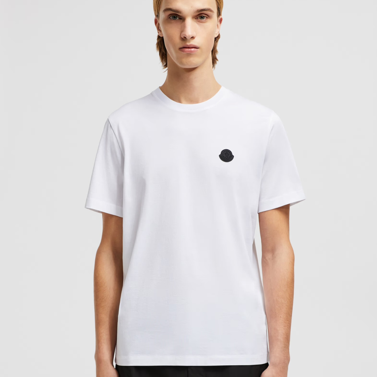 Moncler Cotton Logo Patch T-Shirt