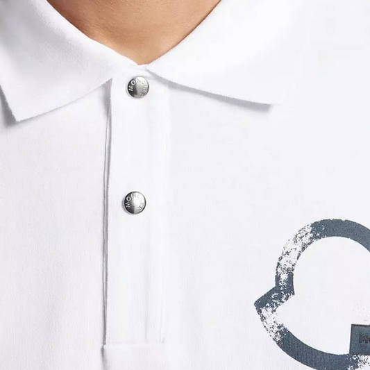 Moncler Flag Logo Polo Shirt