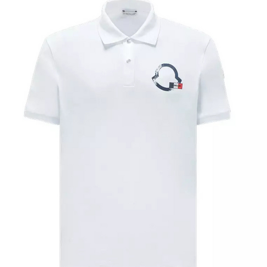 Moncler Flag Logo Polo Shirt