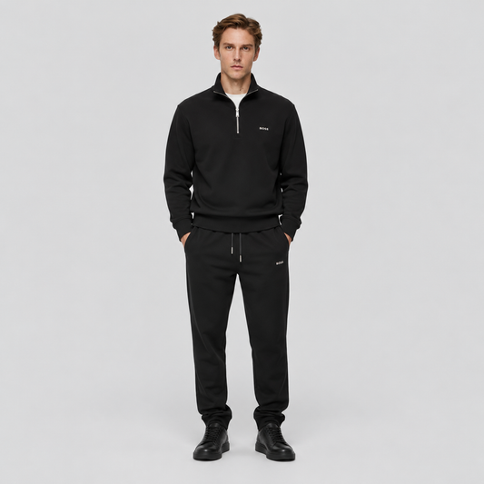 BOSS Tracksuit Set With Striped Logo