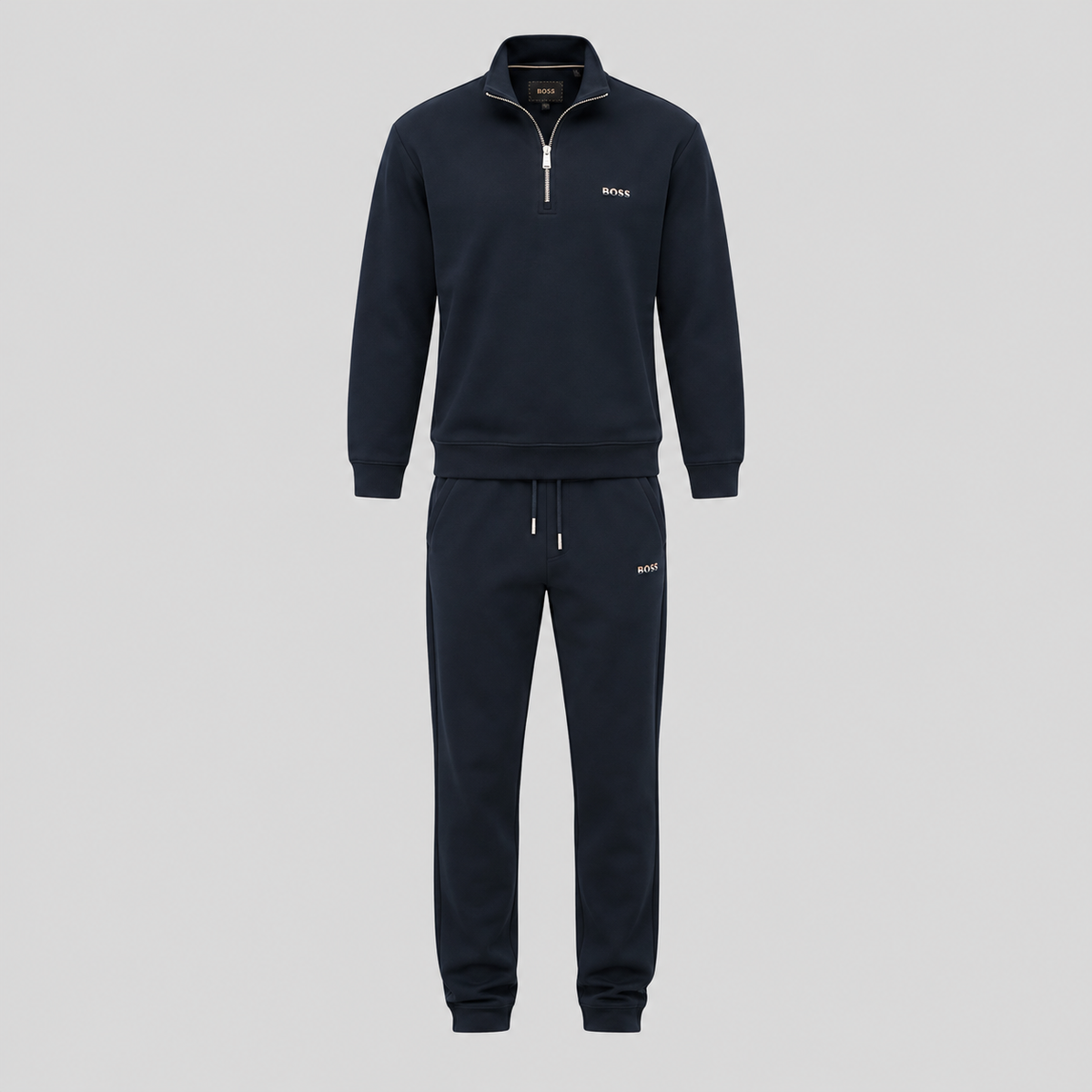 BOSS Tracksuit Set With Striped Logo