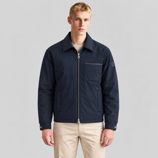 Moncler Zip Shirt Jacket With Chest Pocket