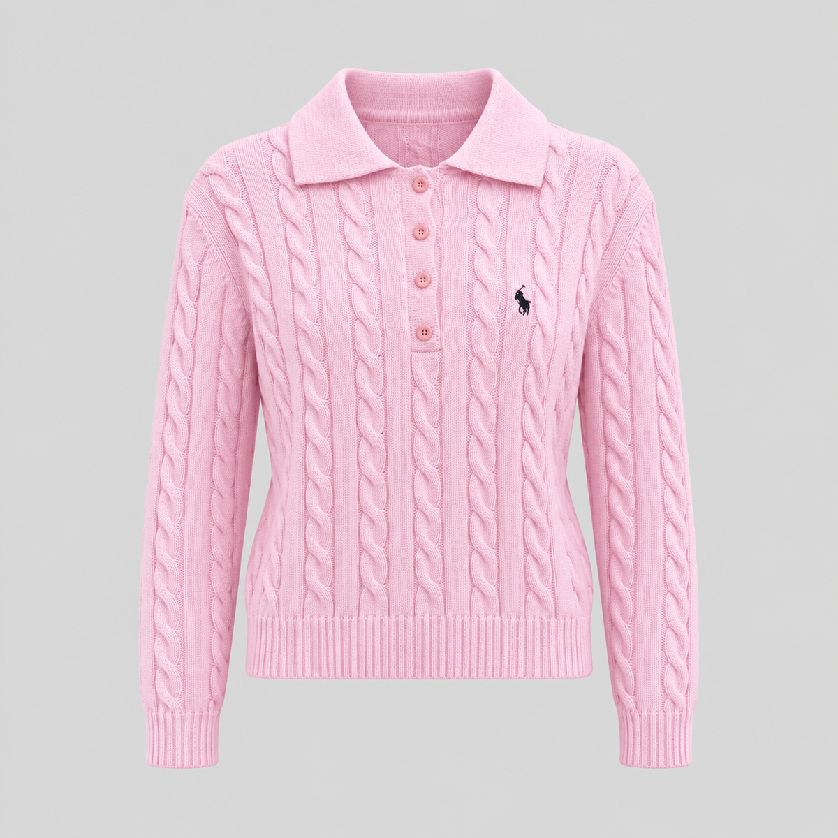 Polo Ralph Lauren Cable-Knit Polo Sweater
