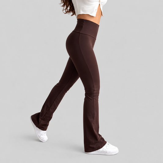 Oysho High-Waist Straight-Leg Pants