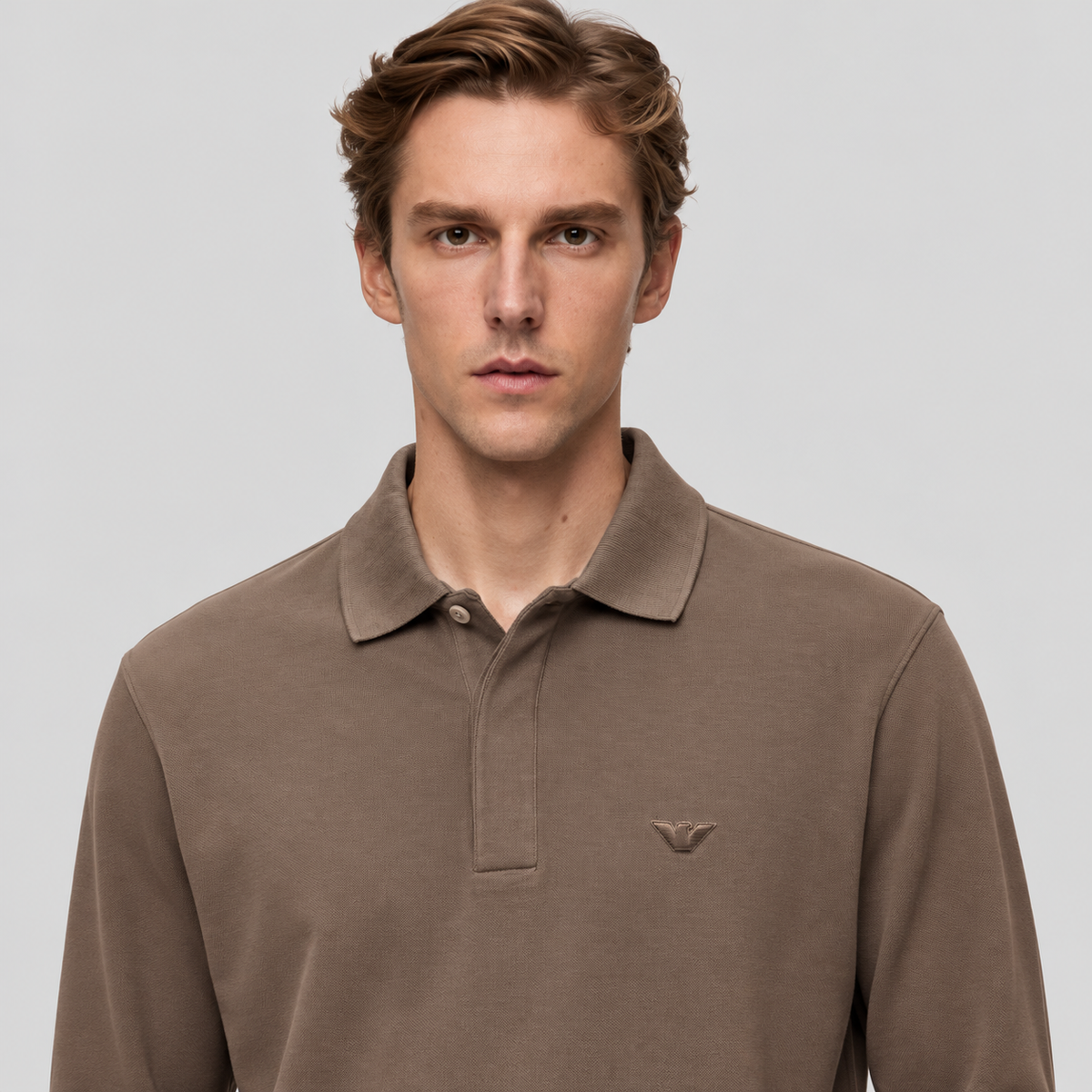 EA7 Emporio Armani Long-Sleeve Polo Shirt