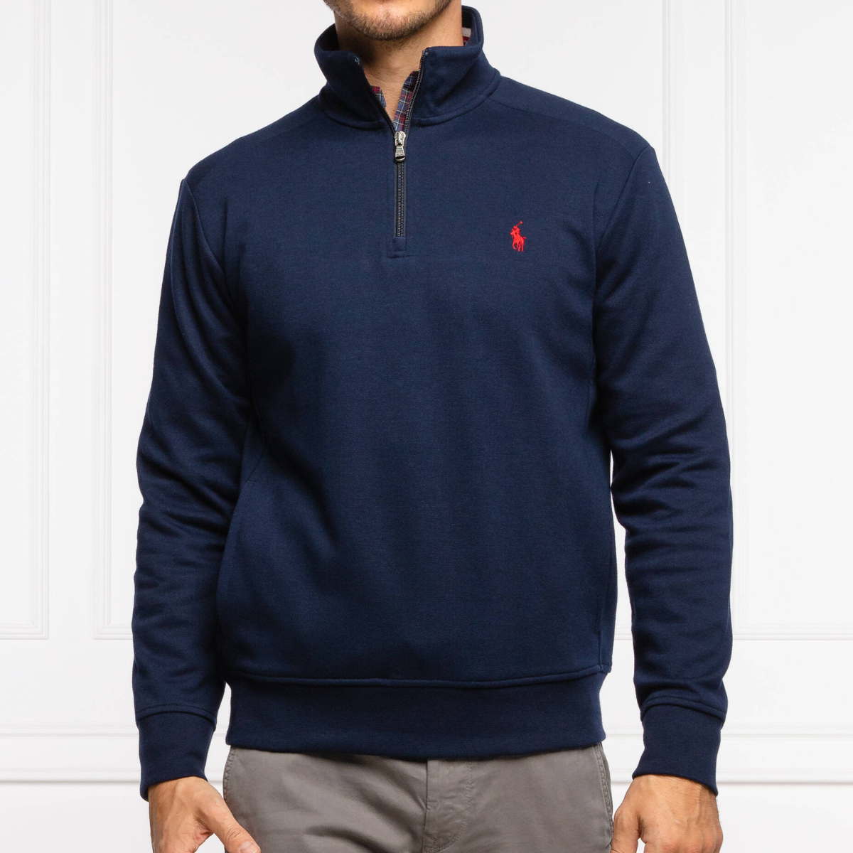 Ralph Lauren High-Neck Polo Sweatshirt