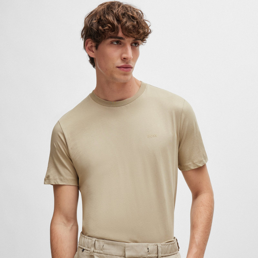BOSS T-Shirt with Rubber-Print Logo