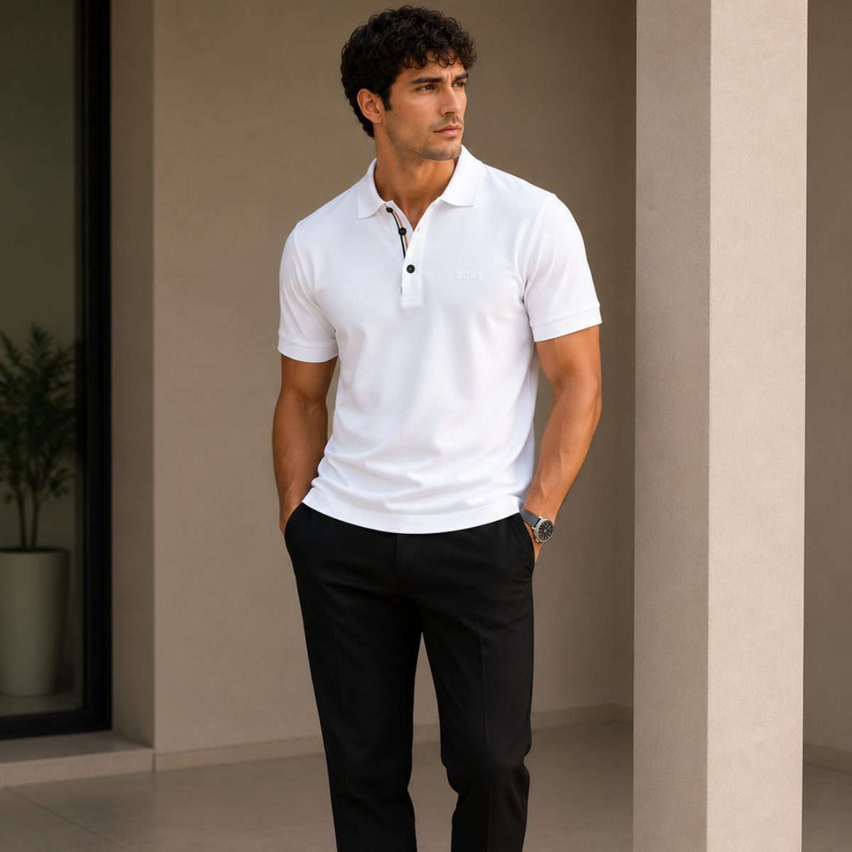 BOSS Regular Pique Polo-Shirt