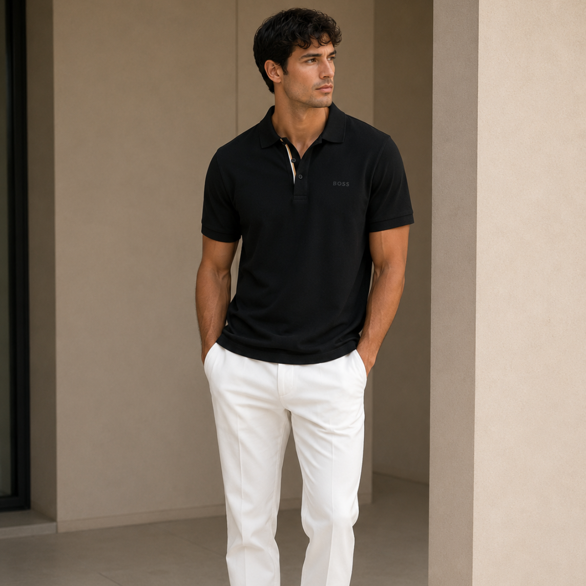 BOSS Regular Pique Polo-Shirt