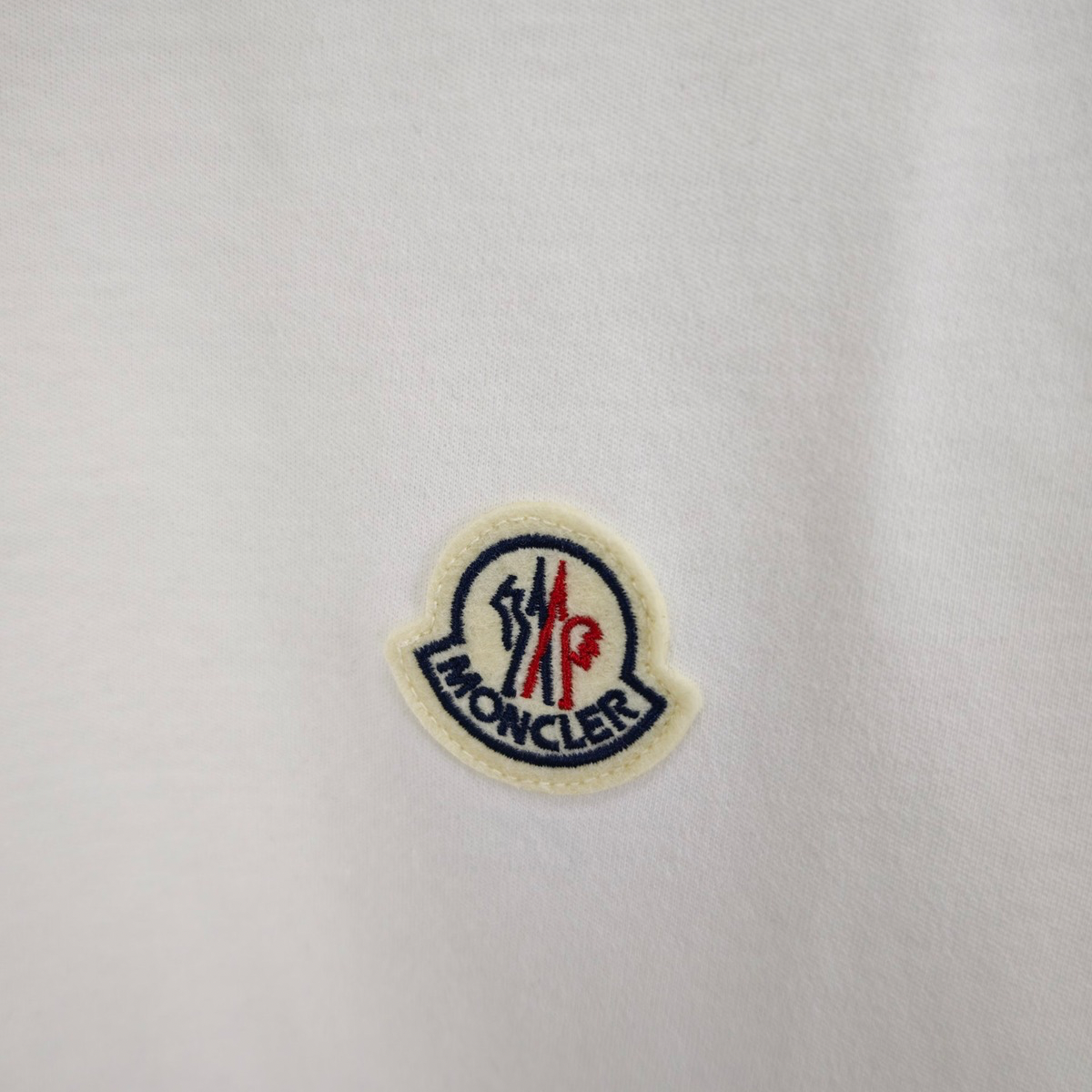 Moncler Tricolor Trimmed Soft Cotton Polo