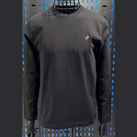 BOSS Logo-Patch Crew-Neck Sweatshirt