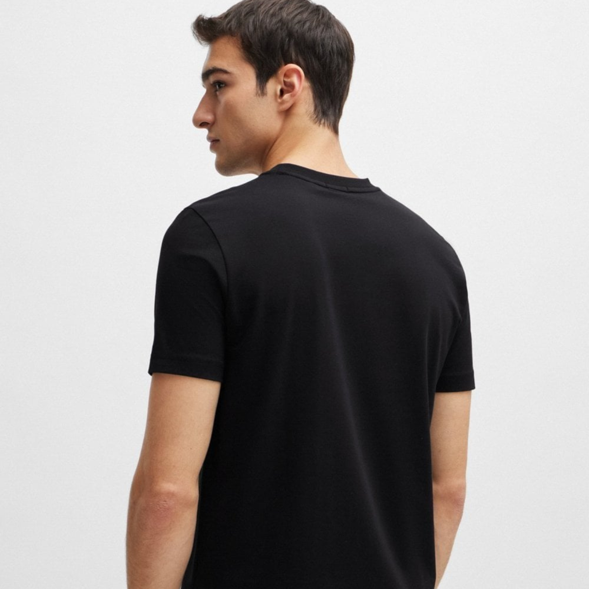BOSS T-shirt In Cotton With Contrast Logo