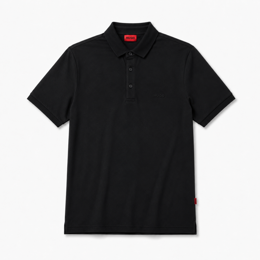 HUGO Cotton Polo-Shirt with logo appliqué